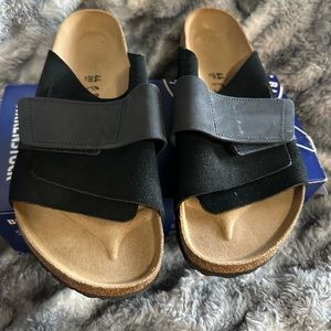 Birkenstock Kyoto Black Sandals Size 44